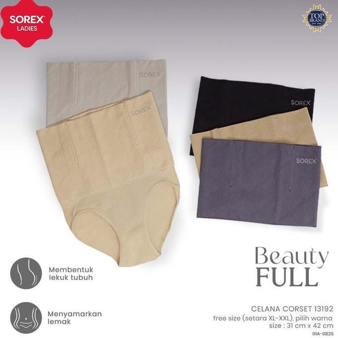 NEW SOREX CELANA CORSET PELANGSING KORSET EXTRASIZE SHAPEWEAR JUMBO CC 13192 ORI