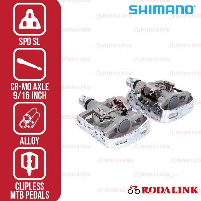 Shimano Pedal Sepeda Clipless M324 - Individual Packaging