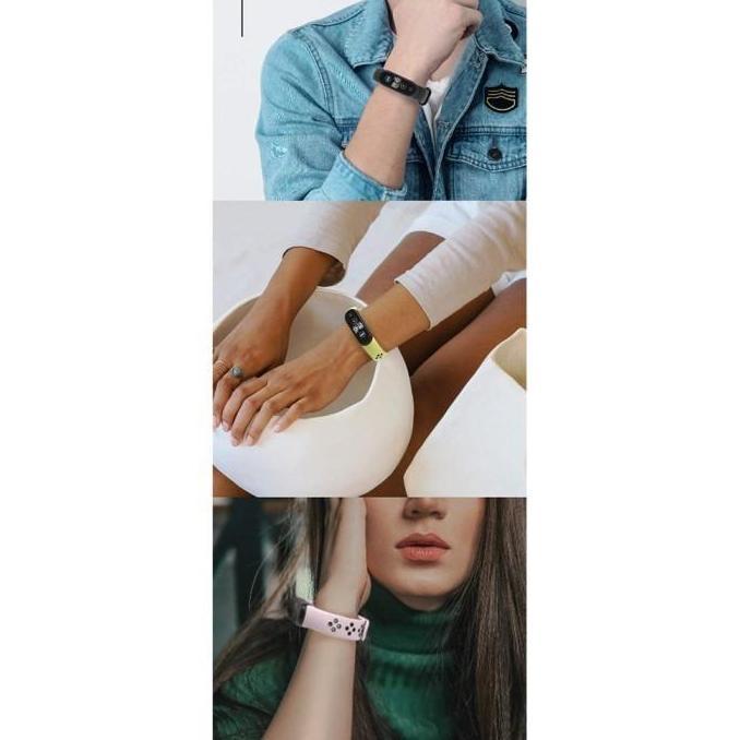 New- MIJOBS SPORTS DUAL TONE Strap XIAOMI MI BAND 5 Silicone Tali Silikon