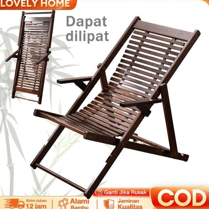 LOVE Kursi Bambu/Kursi Santai/Kursi lipat/Kursi multifungsi/Kursi Rumah/Kursi Santai kursi teras dep