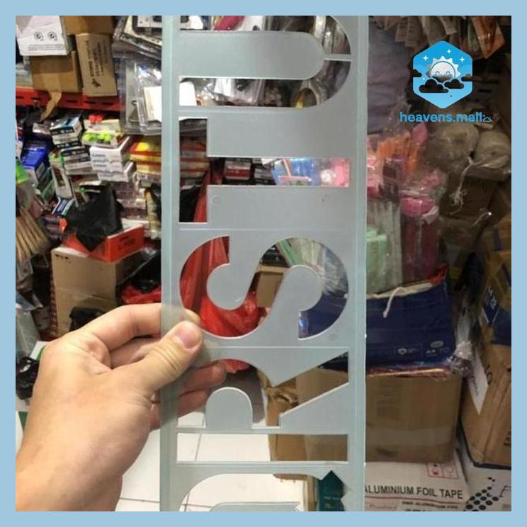 MAL HURUF JUMBO 10 CM PER HURUF ( ALAT TULIS SEKOLAH KANTOR KAMPUS KULIAH )
