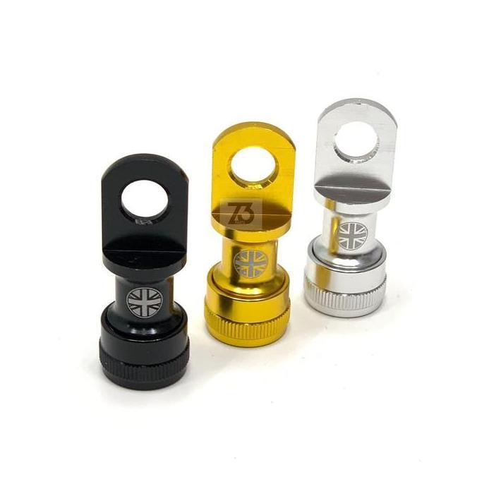 Pedal holder QR union Jack for MKS