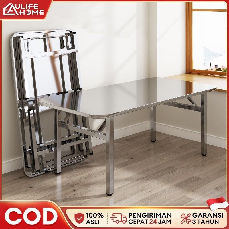 Meja Lipat Besi Meja Lipat Portable Meja Belajar Lipat Meja Lipat Jualan Meja Bar Dapur Lipat Meja L