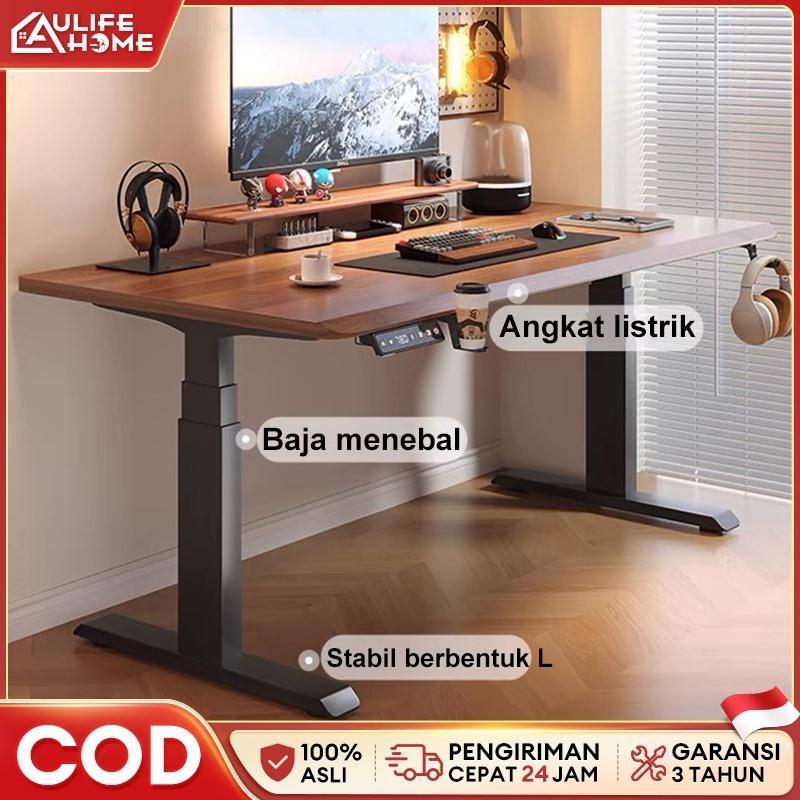 Meja Laptop Adjustable Meja Belajar Adjustable Meja Gaming Minimalis Meja Komputer Angkat Listrik Se