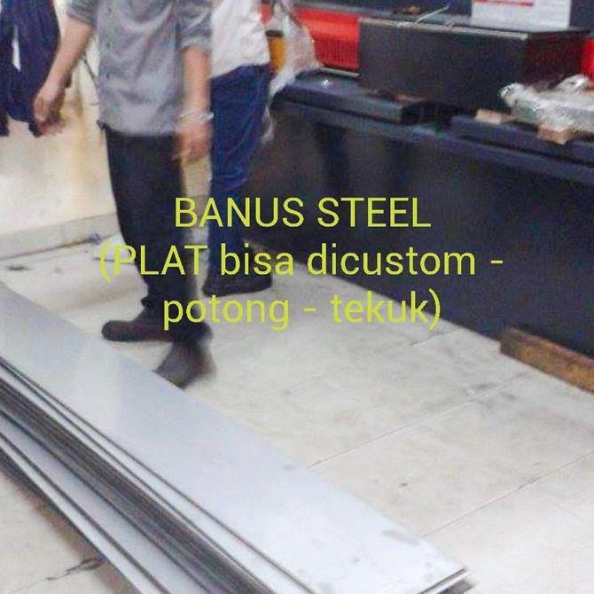 Plat stainless 304 10 mm / plat stainless sus 304 tebal 10 mm ss 304