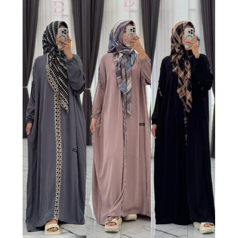 KAFTAN DELUNA WEAR//KAFTAN ANJANI STORE//KAFTAN DELUNA X ANJANI //KAFTAN MURAH//SET HIJAB KAFTAN DEL