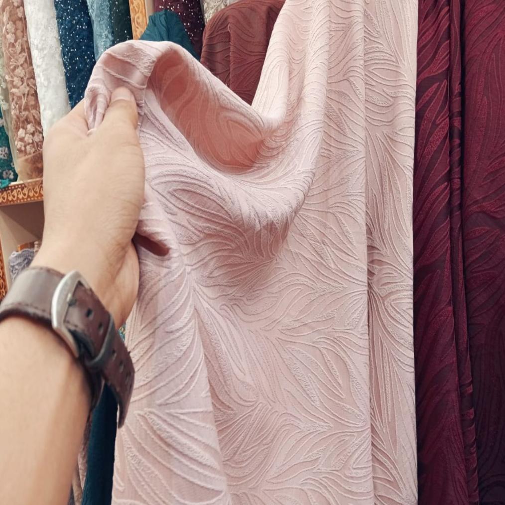 Kain Bahan Jaguar Emboss Premium Kain Jaguard Embos Import