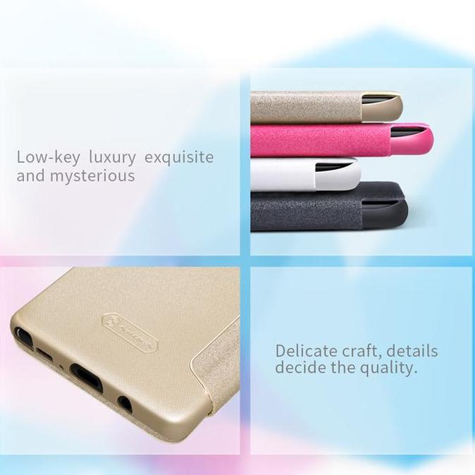 Ready Flip Case Nillkin Samsung Galaxy Note 8 2017 Sparkle Series