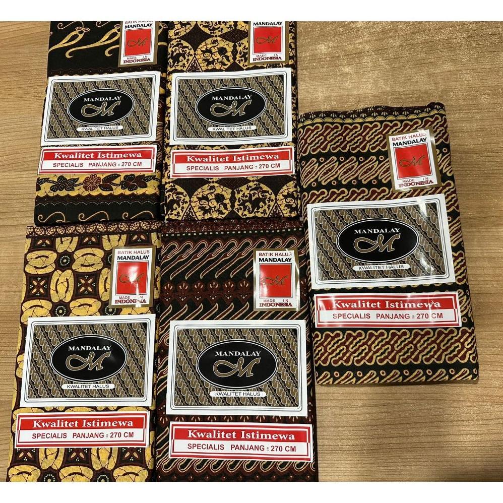 Kain Panjang Batik Wanita Mandalay 2.5m - 5pcs