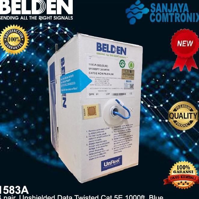 Belden 1583A Kabel Lan Utp Cat. 5E Rollbox305M