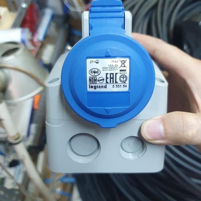 Promo PLUG SOCKET LEGRAND 1PHASE 1P 1PIN 1 P PHASE PIN 16A 16AMPERE Diskon