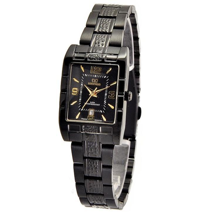 Mirage watch Official Garansi 1 TAHUN TERBARU Jam Tangan Wanita Mirage Ori Anti Air 8461 L Full Blac