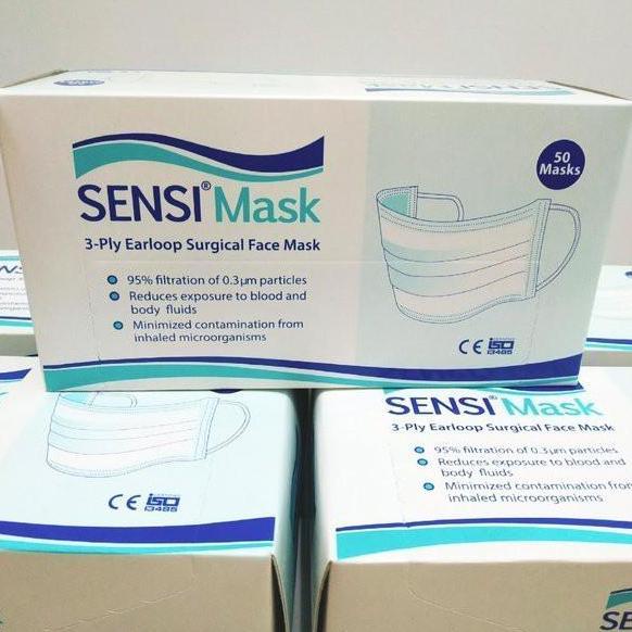 Sensi Earloop / Masker Earloop Isi 50Pcs