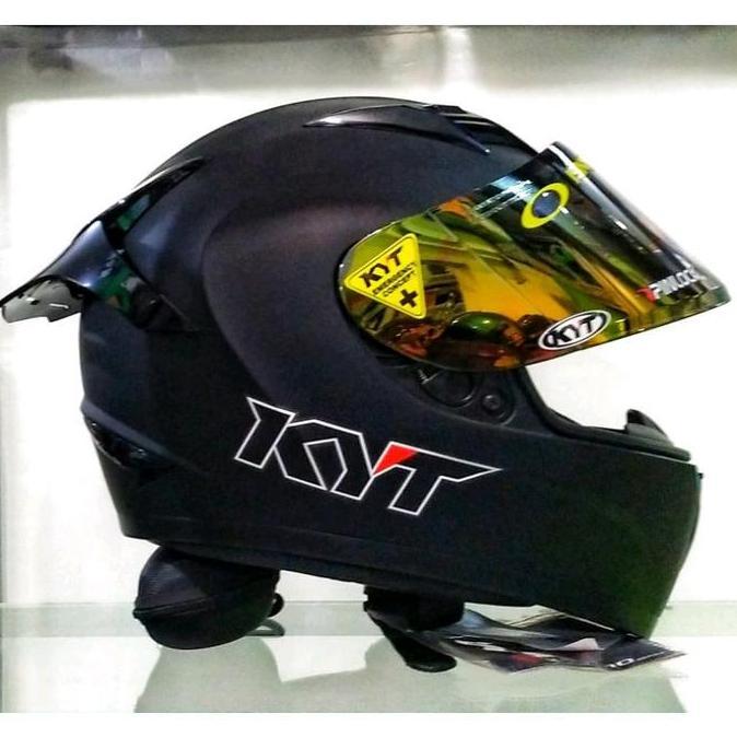 Terlaris Helm Kyt R10 Black Doff Paket Ganteng Original Kyt R10 Paket Ganteng Hitam Doff Motorcycle