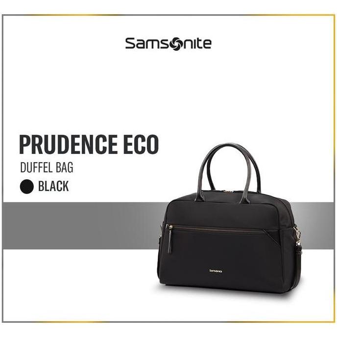 NEW SAMSONITE PRUDENCE ECO DUFFEL ANTIMICROBIAL - BLACK ORI