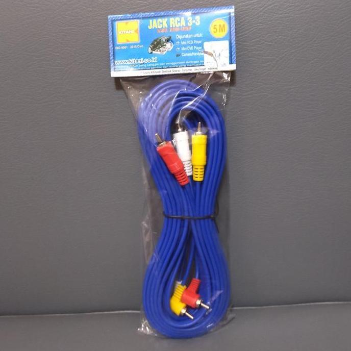 Kabel RCA 3-3 Kitani 5 meter