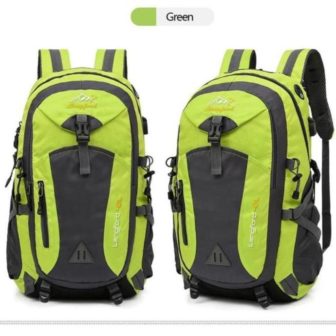 NEW POLOFELIX RANSEL 40L TAS PUNGGUNG TAS OLAHRAGA RANSEL TRAVEL HIKING MENDAKI GUNUNG LUAR RUANGAN 
