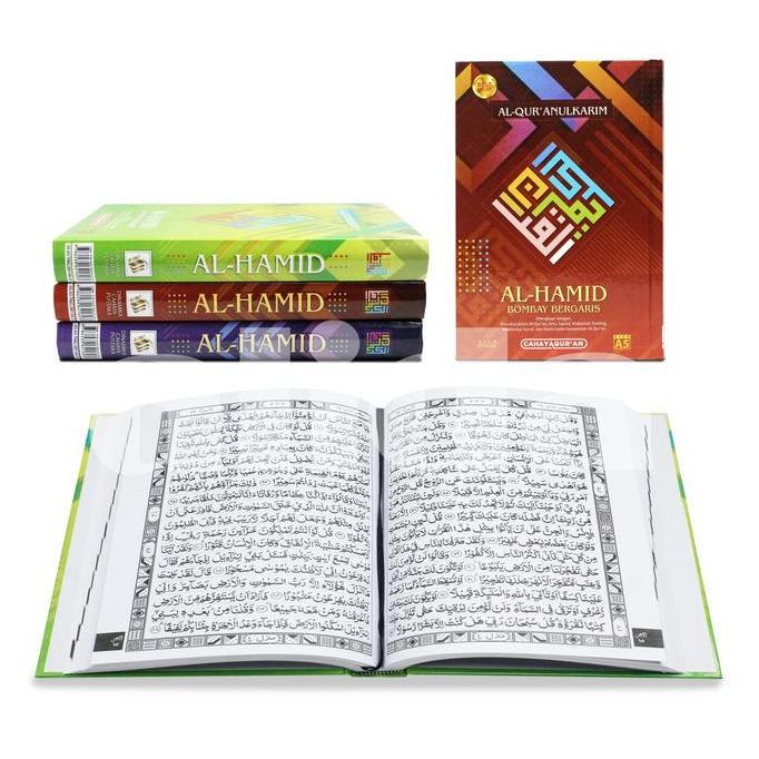 Alquran AL-HAMID UkA5 kertas HVS Al-Quran Wakaf Alhamid Milenial Garis