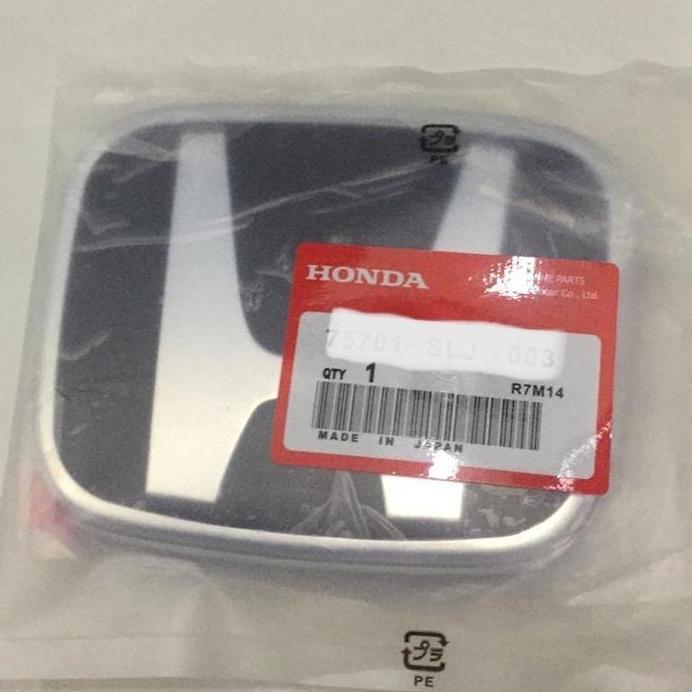 Black Emblem logo hitam Honda Civic ES 01-05 JDM TypeR style glass look