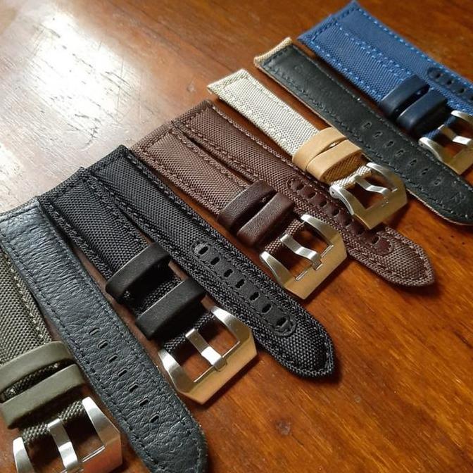 Laxy.Shops1 - Police Timberland Nautica Canvas & Leather Strap 22/24Mm