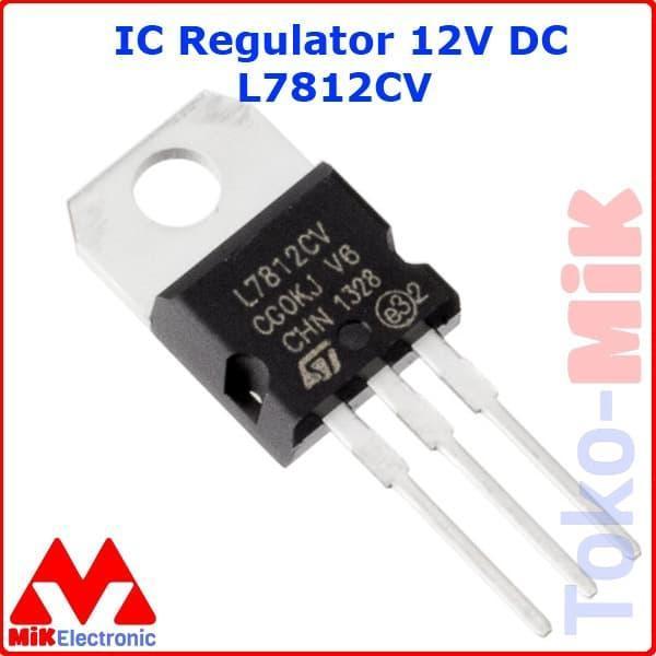 IC VOLTAGE REGULATOR 7812 L7812 L7812CV 12V 12 VOLT TO-220