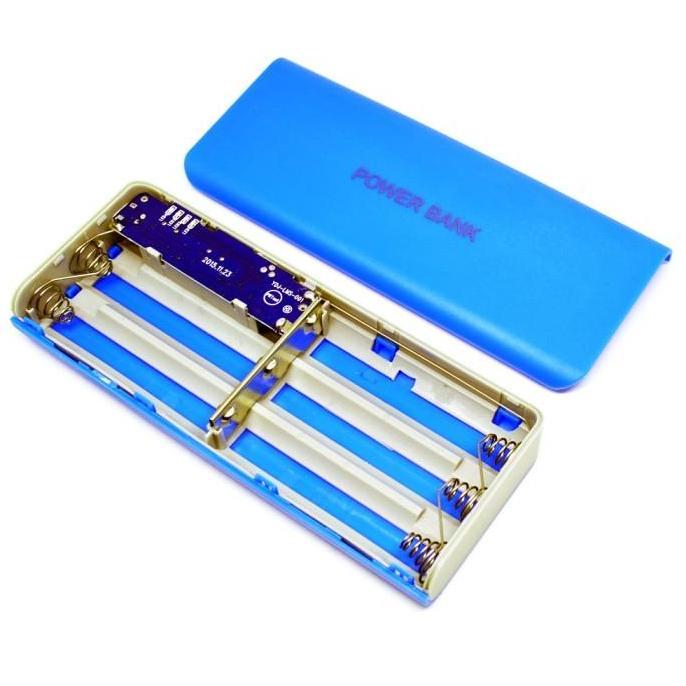 casing powerbank 5 slot baterai 18650 case powerbank modil powerbank