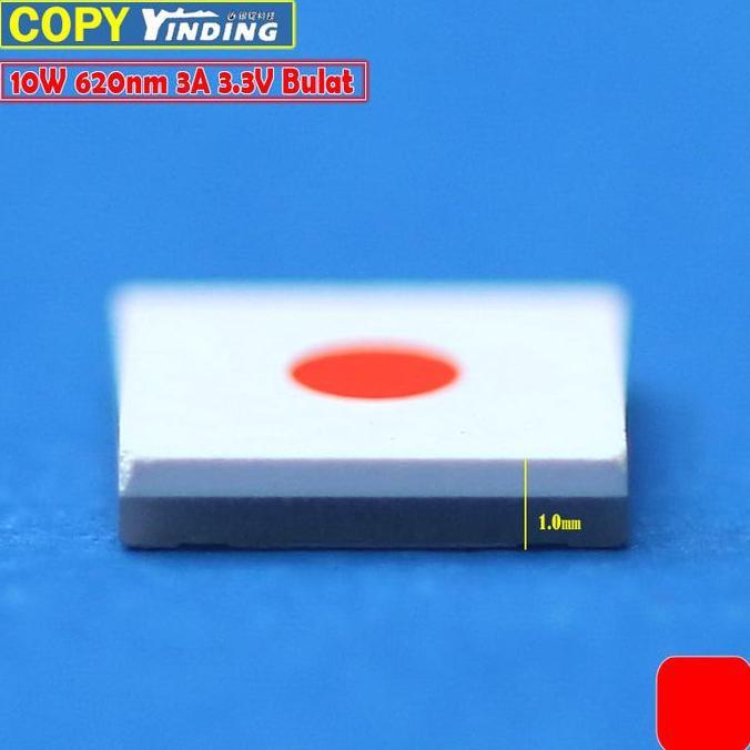 Terjangkau Chip Led 5050 10W Merah 3V Yinding 620Nm Chip Bulat Mata Senter Tembak