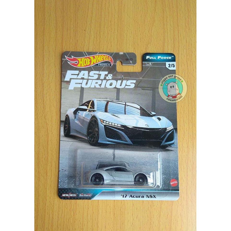 Hot Wheels Hotwheels Fast & Furious Full Force 17 Acura NSX