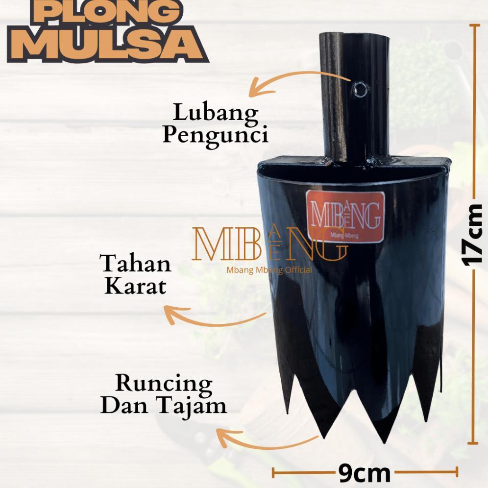 Mbang-Mbeng Plong Mulsa Diameter 9Cm / Alat Pelubang Plastik Mulsa Tanpa Gagang / Pelubang