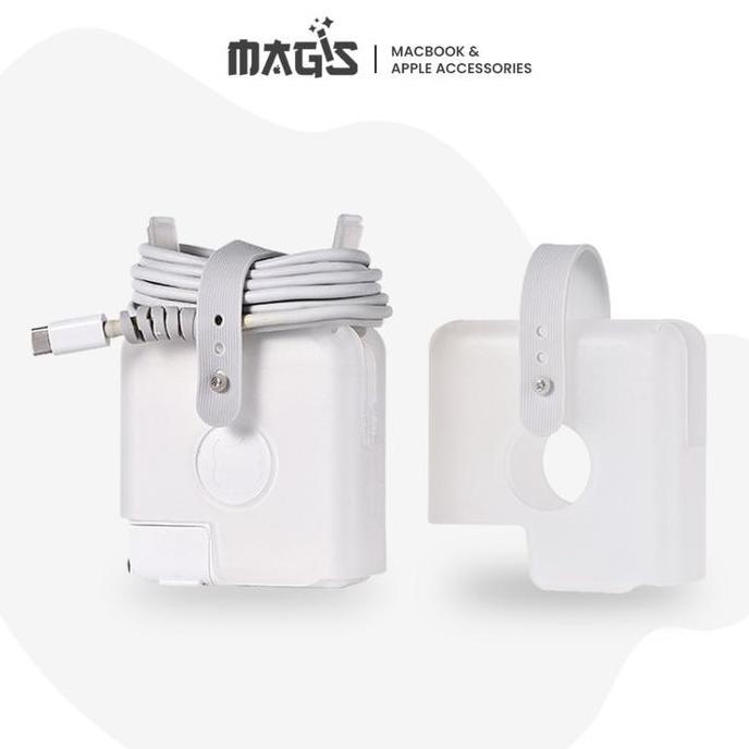 Cover Charger Macbook 02 Power Adapter Case PVC Plastik Macbook