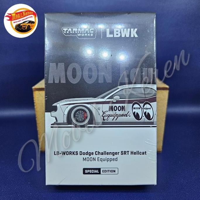 Diecast Tarmac Works LBWK LB-Works Dodge Challenger SRT Hellcat Moon Equipped Shizouka limited moone