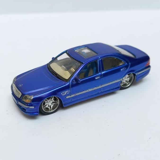 maisto mercedes benz s class playerz 1/64 loose diecast no mulus (s)
