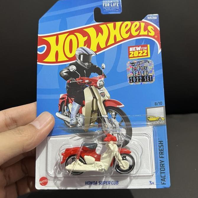 Hot Wheels Honda Super Cub Red White FS 2022 Factory Sealed