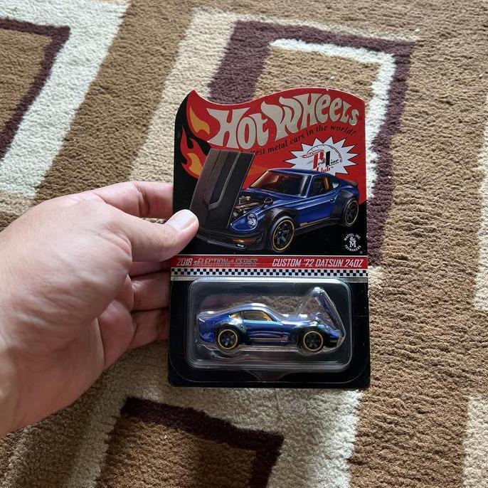 Hot Wheels RLC Custom '72 Datsun 240Z Biru