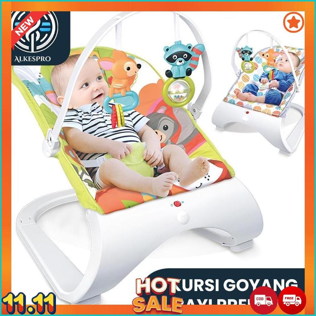 Kursi Goyang Bayi Bouncer Tempat Tidur Bayi Premium Cod
