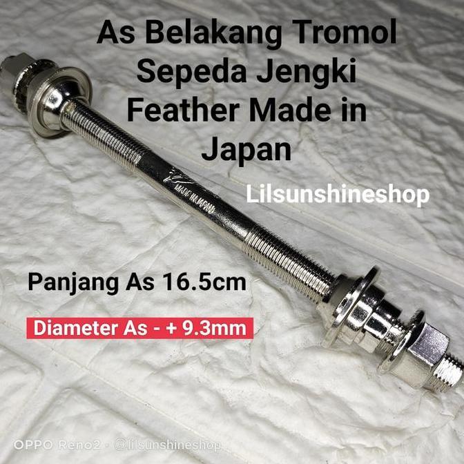 Promo As Tromol Belakang Sepeda Onthel 28 Dan 26 Jengki Feather Japan Cod