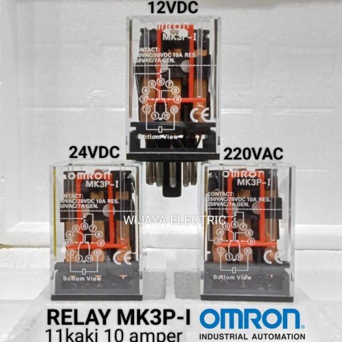 relay Omron mk3/mk3p/mk3p-i 24vdc 11kaki 10a DISKON