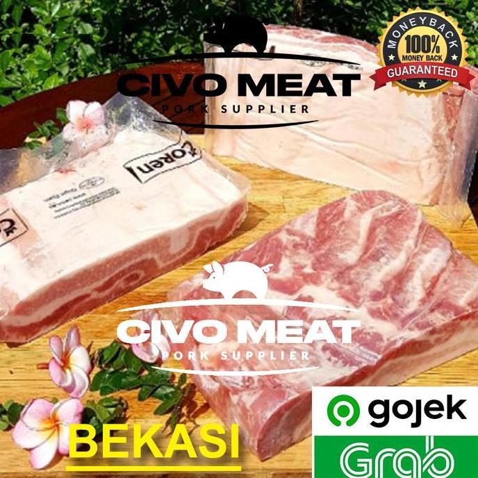 Dindaseller6 - Pork Belly Samcan Import 1kg Daging Babi Impor Premium