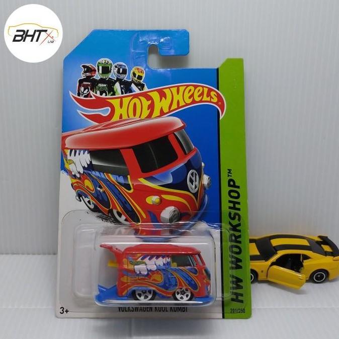 Hot Wheels ERROR Volkswagen Kool Kombi Red HW Workshop HW Garage 2014 Hotwheels