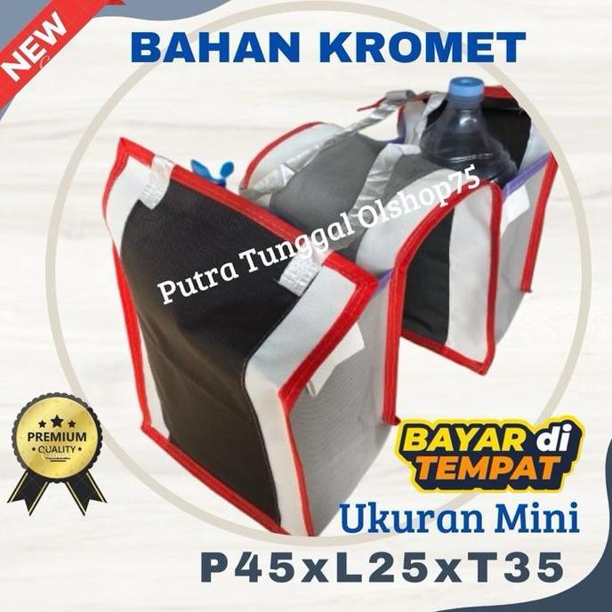 Tas Obrok, Tas Motor, Tas Kurir, Tas Pos, Tas Kandek, Bahan Kromet Serat Ukuran Mini