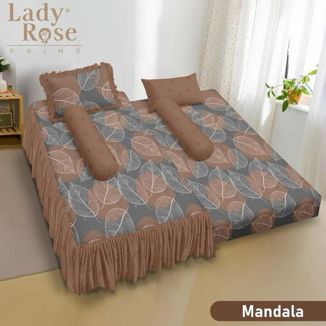 LADY ROSE PRIME - SPREI 2in1 120x200 Tinggi 30 cm / Sprei Lady Rose 2in1 motif - Sprei Lady Rose Sor