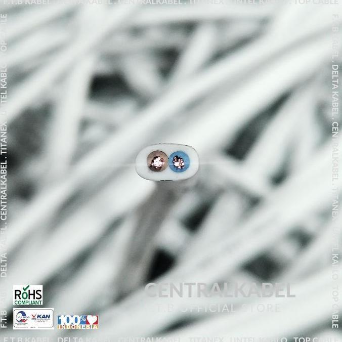 FTB Kabel Oval / Gepeng 2X0.75 ( Speaker Toa NYYHY 2x0.75mm 2x0,75mm )