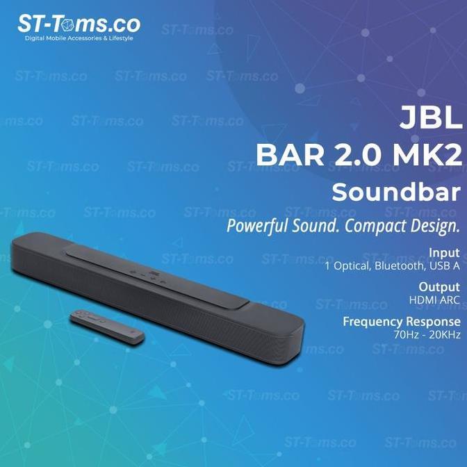 NEW JBL BAR 2.0 ALL-IN-ONE SOUNDBAR BLUETOOTH SPEAKER USB PLAYBACK ORI