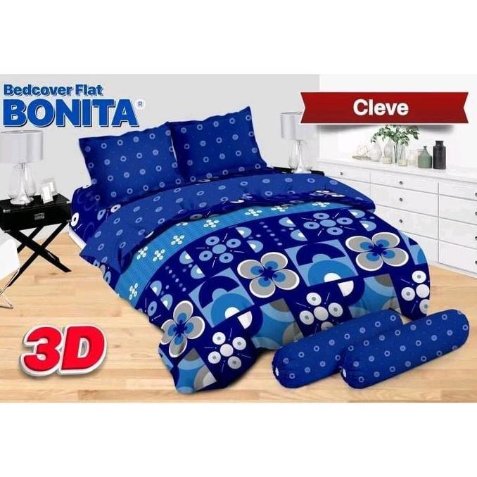 NEW BONITA - BEDCOVER BONITA 180X200 T25 BED COVER SET FLAT NEW MOTIF TERLARIS ORI