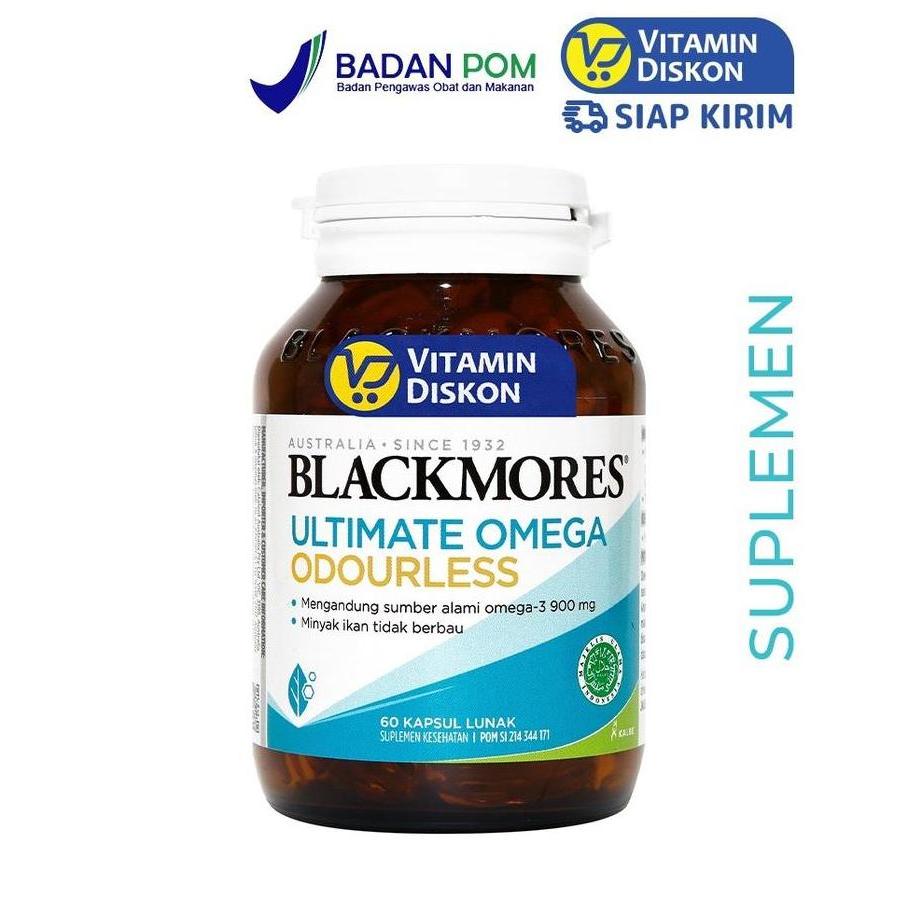 nuifarm - blackmores ultimate omega odourless - minyak ikan omega-3