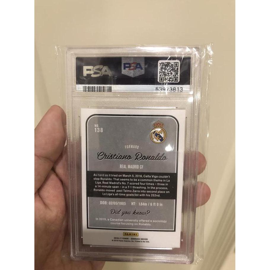 New- Cr7 Cristiano Ronaldo PSA 10 card