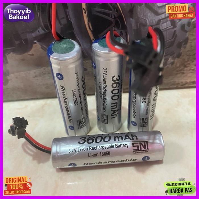 Baterai Cas Phytona 3600Mah 3.7V Rechargeable Battery