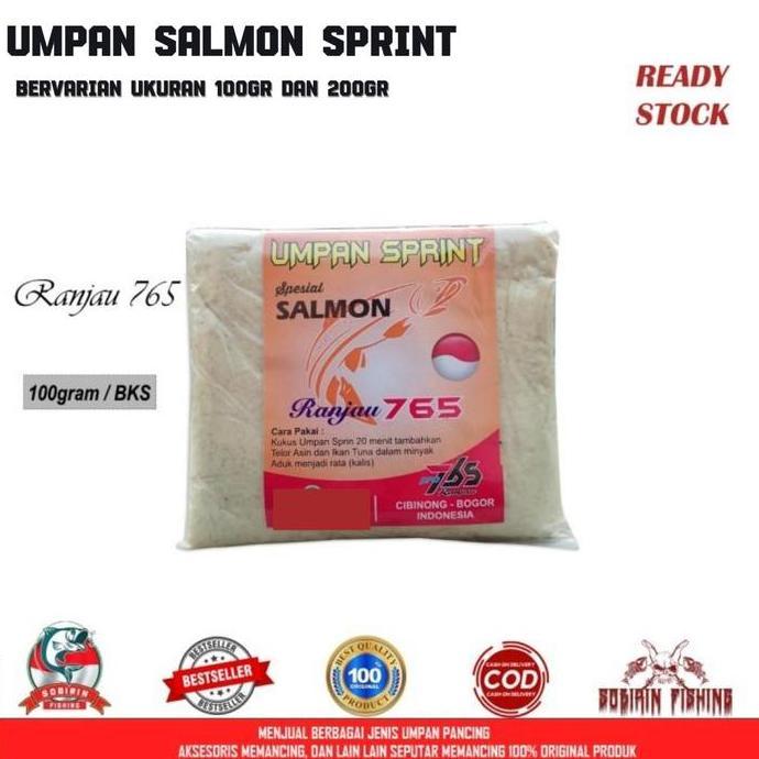 Umpan salmon sprint ranjau 765 - umpan dasaran ikan mas