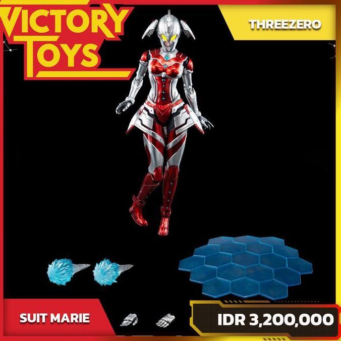 ULTRAMAN FIGZERO ULTRAMAN SUIT MARIE 1/6 (Anime Version) By ThreeZero