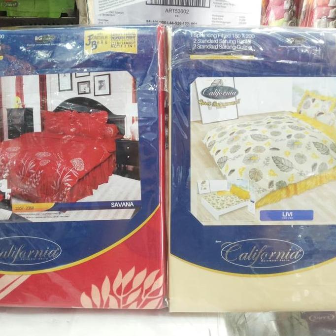 Sprei California ukuran 180 X 200 | Sprei Katun California